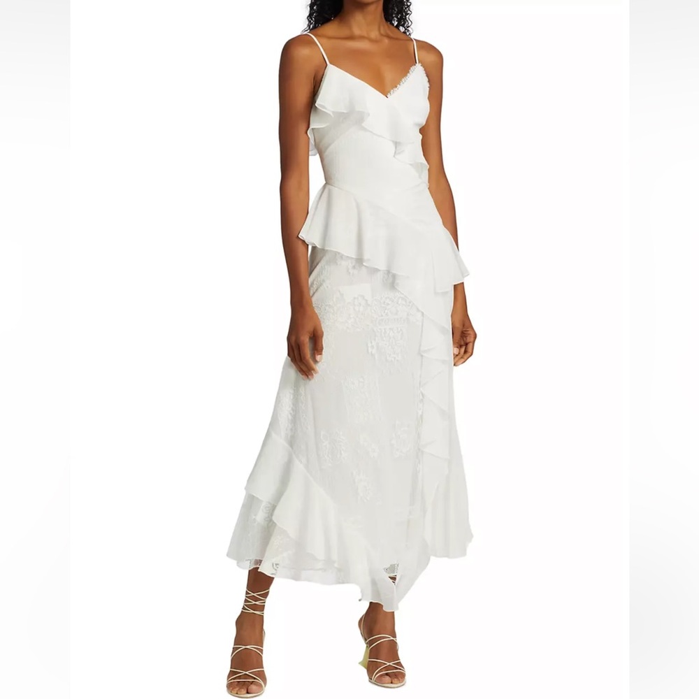 THEIA laced dress